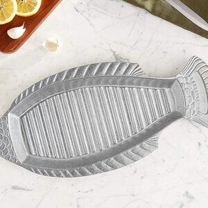 Wilton Armetale Fish Griller Gourmet Pan Grillware BBQ Cookout Bake